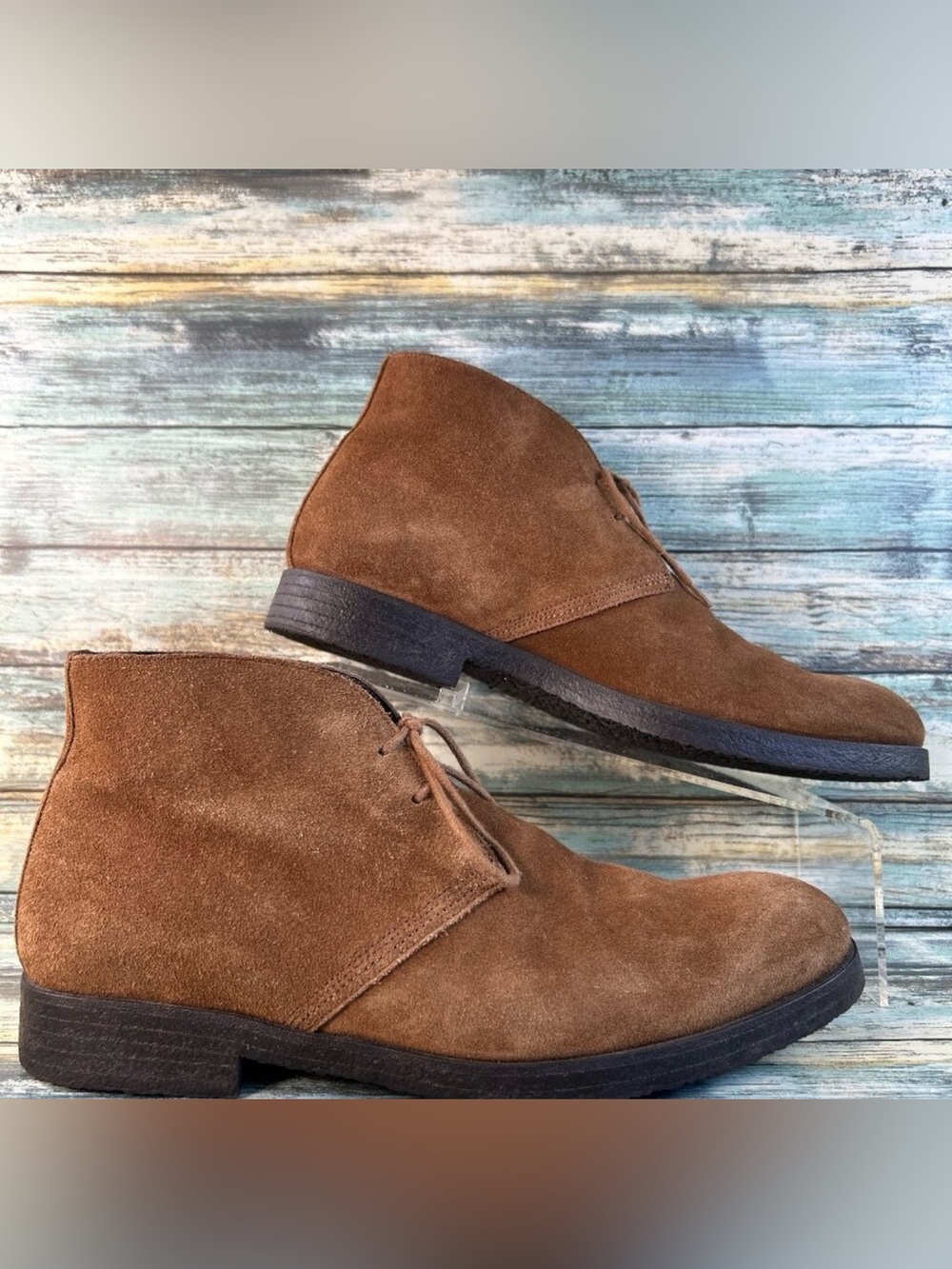 To Boot New York Boston Chukka Boots Mens 8 Brown Suede Comfort Dress Work